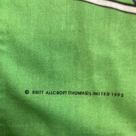Vintage Thomas the Train Terence Pillowcase Standard 1992 Green 90s Retro - Picture 4 of 9